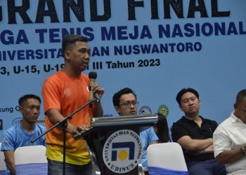 Legenda Tenis Meja Indonesia Apresiasi Udinus, Ismu Harinto:…
