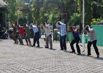 HUT Satpol-PP, Satlinmas, Damkar, Satpol-P3KP Gelar Lomba Hiburan