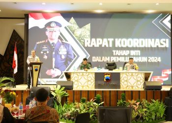 Polda Jateng Gelar Rapat Koordinasi Tahap Inti Pemilu 2024: Guna Kesiapan Pengamanan Pungut Suara