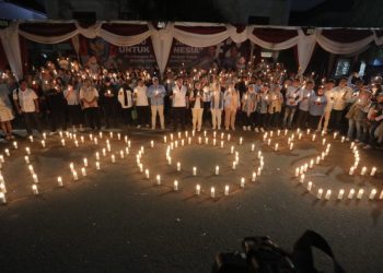Nyalakan 1000 Lilin, Pragibsip Tebarkan Pesan Cinta Prabowo-Gibran untuk Indonesia – Warga Berita
