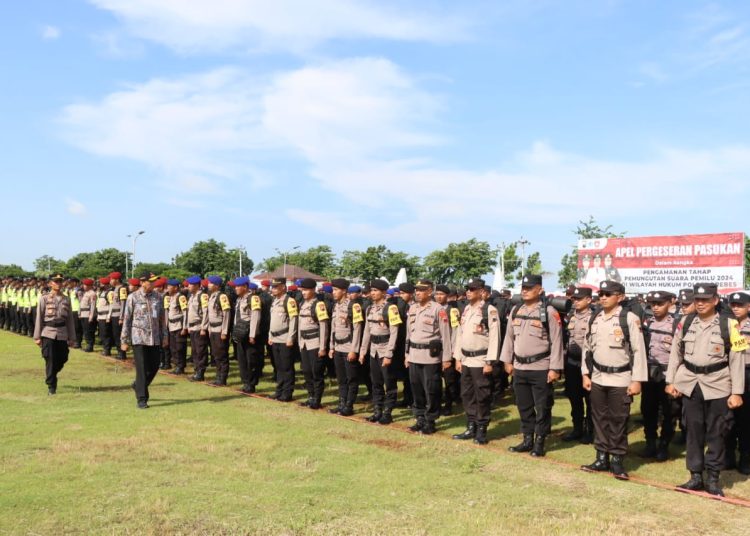 Gelar Pasukan Pengamanan Pemilu, Ribuan Personel Digeser ke TPS Di Kabupaten Brebes 1 Gelar Pasukan Pengamanan Pemilu, Ribuan Personel Digeser ke TPS Di Kabupaten Brebes