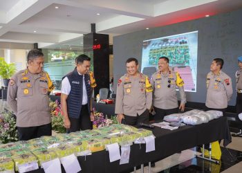Polda Jateng Ungkap Peredaran Narkoba Lintas Jawa- Sumatra, Tangkap Empat Tersangka Berikut 52 Kg Sabu dan 35 Ribu Butir Ekstasi