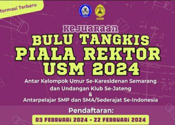Piala Rektor USM dimajukan pada 27 Februari 2024