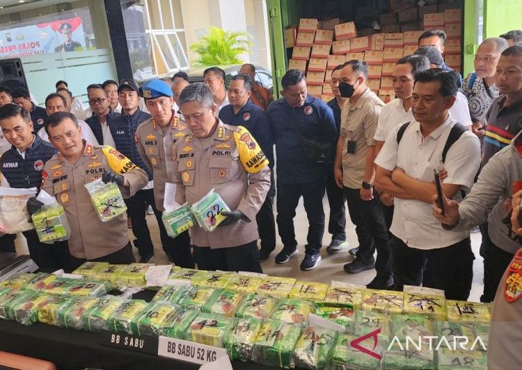 Polda Jateng ungkap peredaran 52 kg sabu-sabu 1 Polda Jateng ungkap peredaran 52 kg sabu-sabu