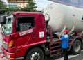 Truk pengangkut LPG SPPBE ATAG berhasil dievakuasi