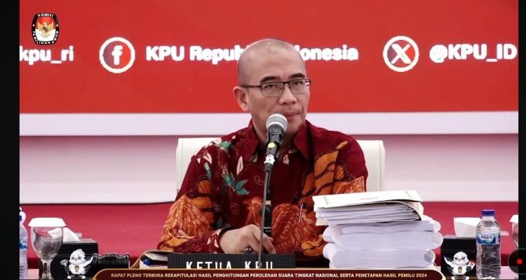 KPU Lanjutkan Rapat Pleno Rekapitulasi Suara Pemilu 2024 Tingkat Nasional