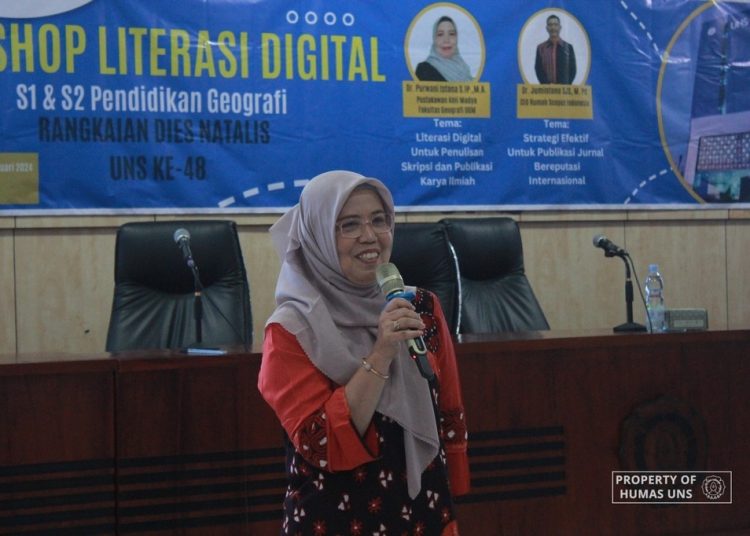 Prodi Pendidikan Geografi Gelar Workshop Literasi Digital untuk Penulisan Skripsi dan Publikasi Karya Ilmiah – Universitas Sebelas Maret