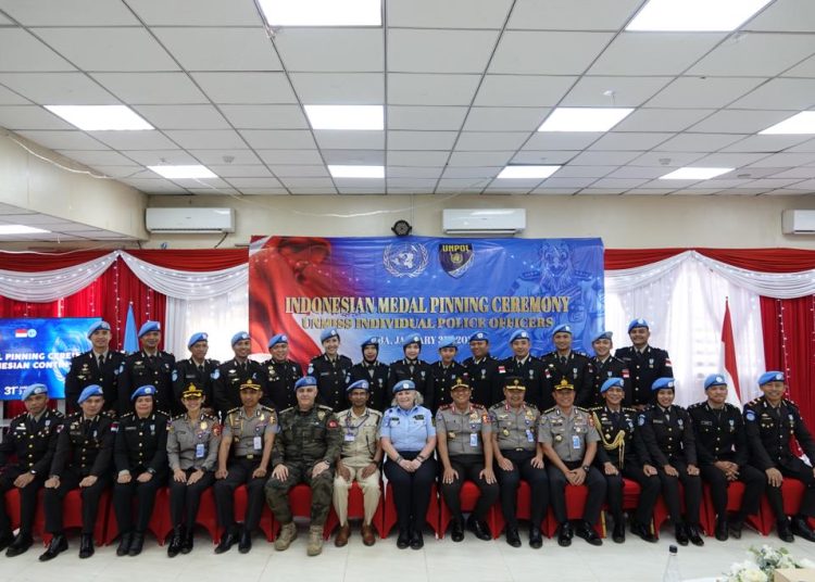 Beri Kontribusi Nyata Misi Perdamaian, UNMISS Beri Penghargaan Personel Polri 1 Beri Kontribusi Nyata Misi Perdamaian, UNMISS Beri Penghargaan Personel Polri