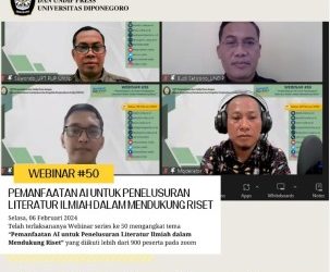 UPT Perpustakaan dan Undip Press Manfaatkan AI Telusuri Literatur Ilmiah