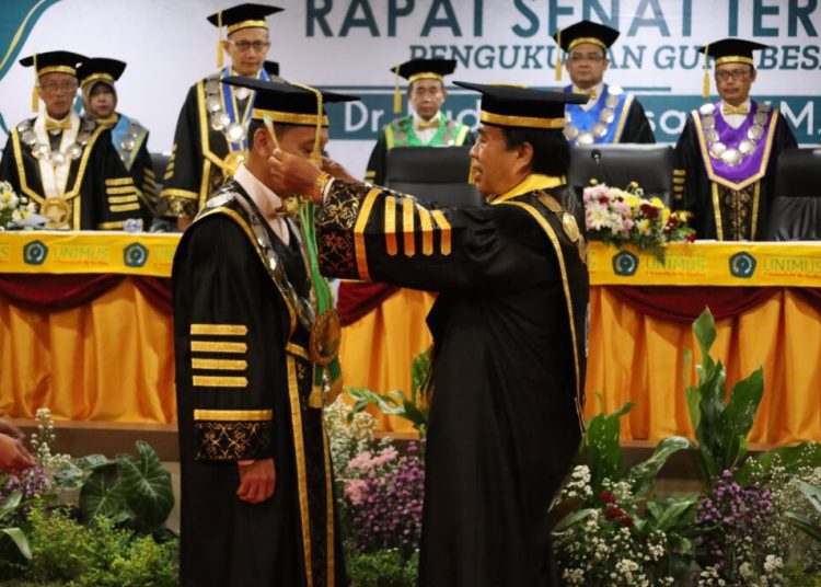 Unimus kembali kukuhkan guru besar prof. Dr. Budi santosa, s.km., m.si.med pada bidang keilmuan biomedik – Universitas Muhammadiyah Semarang