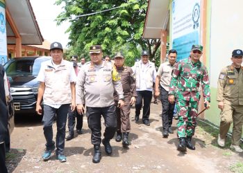 Forkopimda Brebes Pantau Proses Pungut Suara di TPS