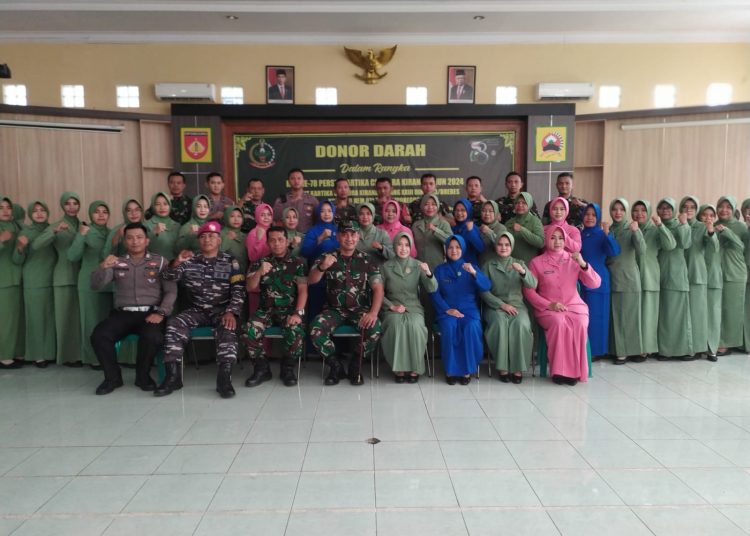 HUT Persit, Polres Brebes Partisipasi Ikuti Donor Darah Di Kodim Brebes 1 HUT Persit, Polres Brebes Partisipasi Ikuti Donor Darah Di Kodim Brebes