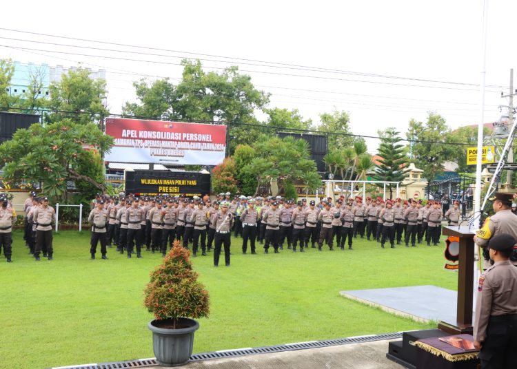 Pengamanan TPS Selesai, Polres Brebes Gelar Apel Konsolidasi