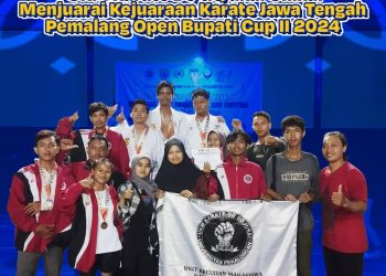 UKM Karate Unikal Borong Medali di Kejuaraan Karate Jateng Pemalang Open Bupati Cup II 2024