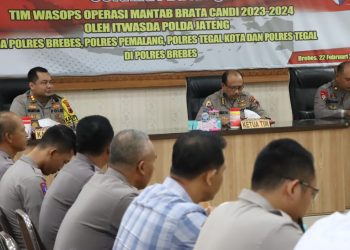 Tim Istwasda Jateng Laksanakan Pengawasan OMB di Polres Brebes