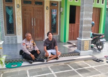 Personil Polsek Brebes Sambang Tokoh Masyarakat Ikut Jaga Kamtibmas Pasca Pemilu 2024