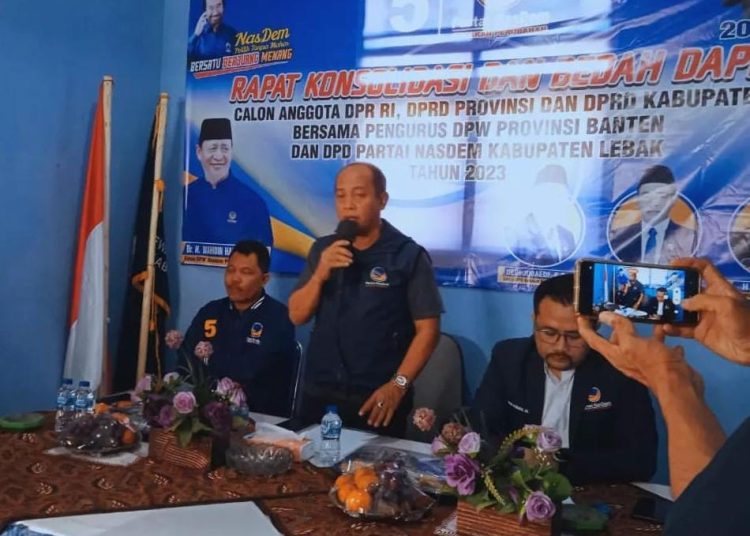 Pileg Nasdem Bersaing dengan Golkar dan PDI Perjuangan di Lebak, Gerindra Cemas – Warga Berita