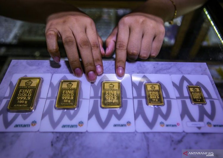 Harga emas Antam Kamis naik