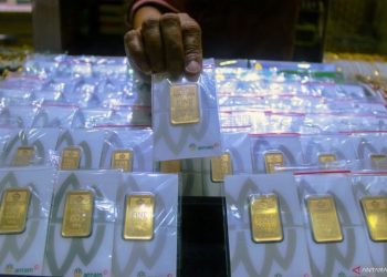 Harga emas Antam hari ini naik Rp2.000
