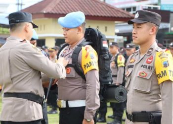 Polres Wonosobo apel persiapan pengamanan TPS