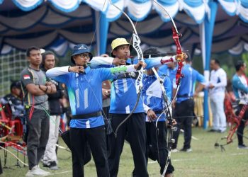 Kontingen PT KPI RU IV Cilacap borong 16 medali di kompetisi panahan se-Pertamina