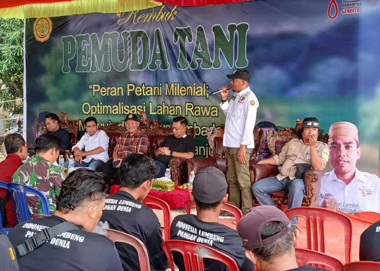 Dukung Kementan, Gempita Perkuat Kapasitas Petani Muda Melalui Program Optimalisasi Lahan Rawa di Sumsel