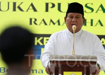 Prabowo Minta Kader Gerindra untuk Selalu Belajar Pada Partai Golkar » Warga Berita