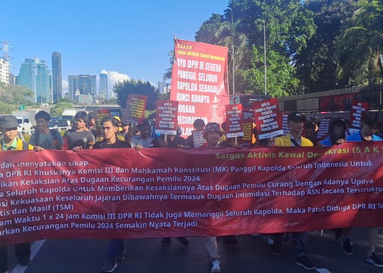 Satgas Aktivis Kawal Demokrasi Minta DPR RI dan MK Panggil Seluruh Kapolda Terkait Adanya Kecurangan Pemilu