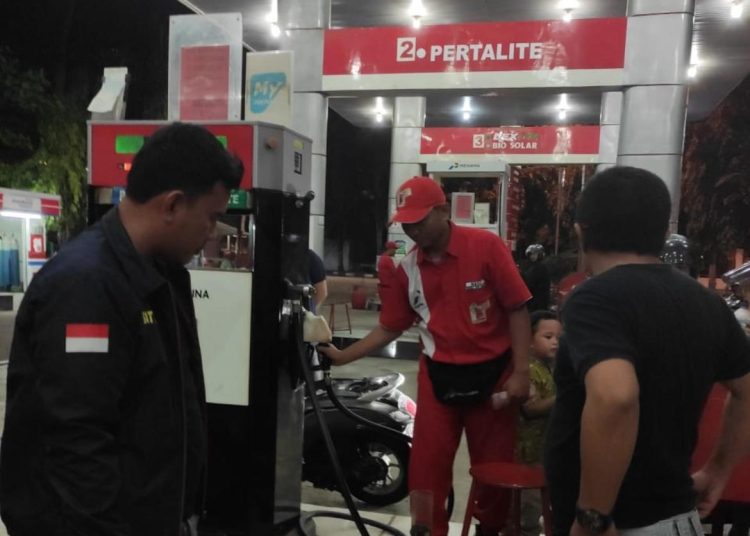 Antisipasi Kecurangan Pengisian BBM Saat Mudik Lebaran, Sat Reskrim Polres Brebes Cek Sejumlah SPBU