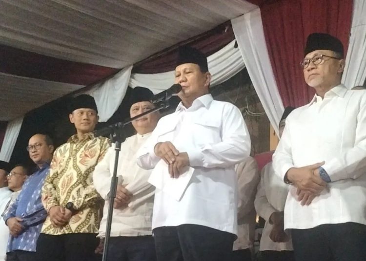 Resmi Menang di Hasil Pemilu 2024, Prabowo ucapkan Terima Kasih Kepada KPU