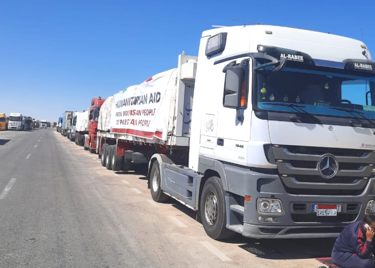 Bantu Palestina,Truk Bantuan Obat-obatan MER-C Bergerak Menuju Rafah