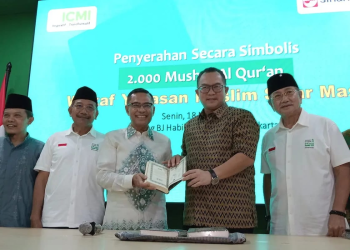 ICMI Kerja Sama Yayasan Muslim Sinar Mas Distribusikan Gratis Ribuan Mushaf Al Qur’an