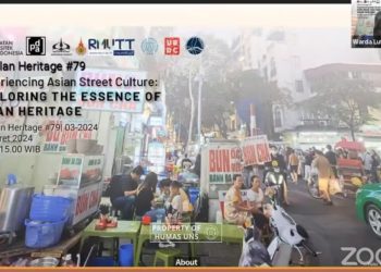 Prodi Arsitektur, RG dan Lab. URDC FT UNS Gelar Webinar Experiencing Asian Street Culture – Universitas Sebelas Maret