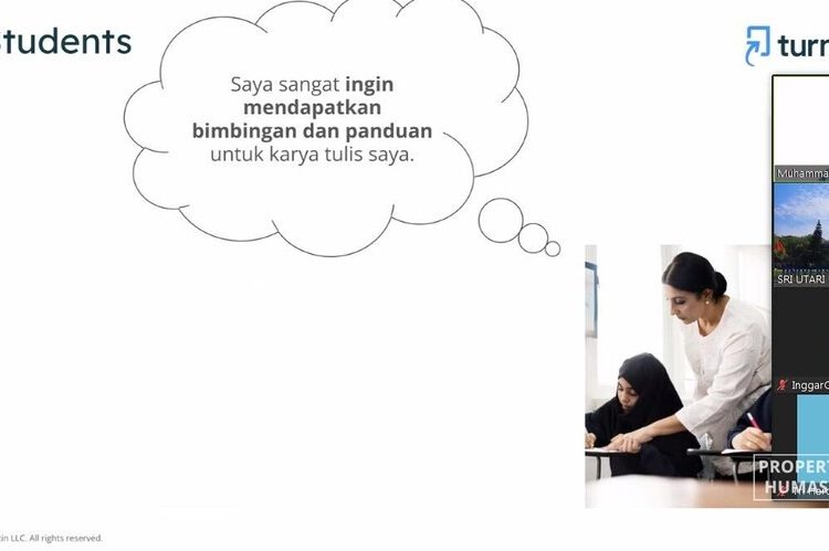 UPT Perpustakaan UNS Gelar Pelatihan Turnitin Draft Coach – Universitas Sebelas Maret