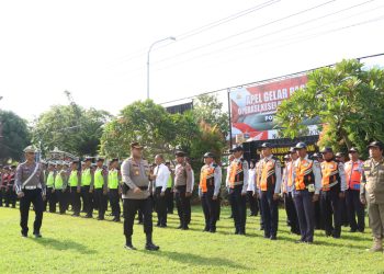 Kapolres Brebes Pimpin Gelar Pasukan Operasi Keselamatan Candi 2024