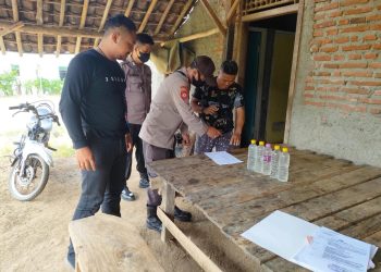 Operasi Pekat,Polsek Larangan Gelar Razia Miras Jelang Bulan Suci Ramadhan