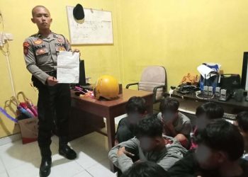 7 REMAJA HENDAK TAWURAN DI WAKTU SAHUR, DIAMANKAN POLRES BREBES