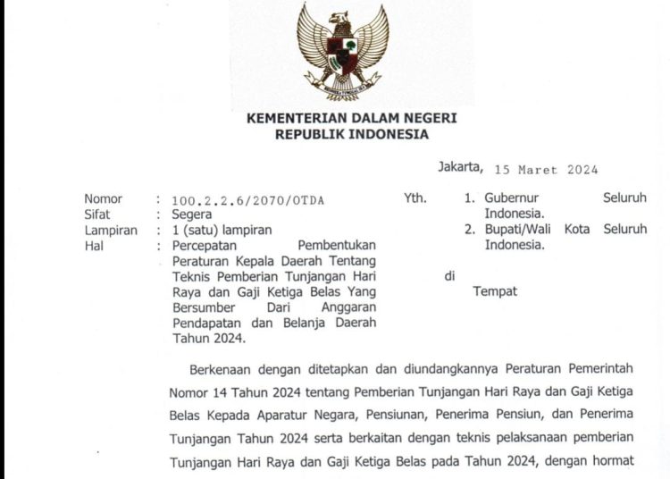 Aturan THR dan Gaji 13 Keluar, ASN Pemprov Banten Siap-siap – Warga Berita 1 Aturan THR dan Gaji 13 Keluar, ASN Pemprov Banten Siap-siap – Warga Berita