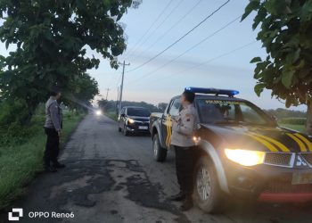 Gencar Patroli Subuh, Polsek Larangan Antisipasi Perang Sarung Dan Petasan Di Bulan Ramadhan