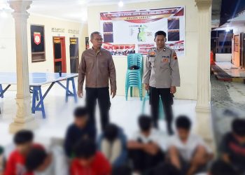 Polsek Larangan Gagalkan Aksi Perang Sarung, 16 Remaja Diamankan