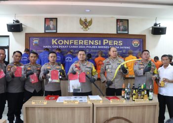 Operasi Pekat, Polres Brebes Tangkap 66 Pelaku.