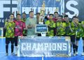 Selamat, Kelurahan Selang Sabet Juara 1 Turnamen Futsal Ramadhan Antar Desa