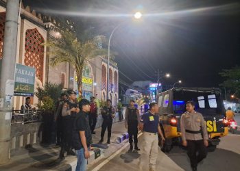 Antisipasi Gangguan Kamtibmas Akhir Pekan Ramadhan, Polres Brebes Gelar Patroli Skala Besar