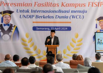 Internasionalisasi Menuju UNDIP Berkelas Dunia, FISIP Resmikan Fasilitas Baru