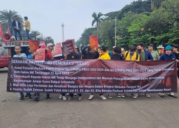 Gerakan Aktivis Pro Demokrasi Aksi Damai Jaga Persatuan Pasca Putusan MK