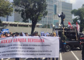 Geruduk Kedubes Amerika, DPP Laskar Garuda Bersuara Serukan IFES OUT, IFES OUT, IFES OUT