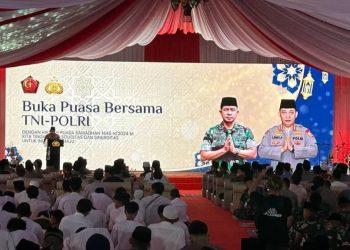 Kapolri-Panglima Hadiri Buka Puasa Bersama TNI-Polri