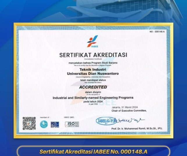 Udinus Resmi Dapat Status ‘Accredited’ pada Akreditasi IABEE…
