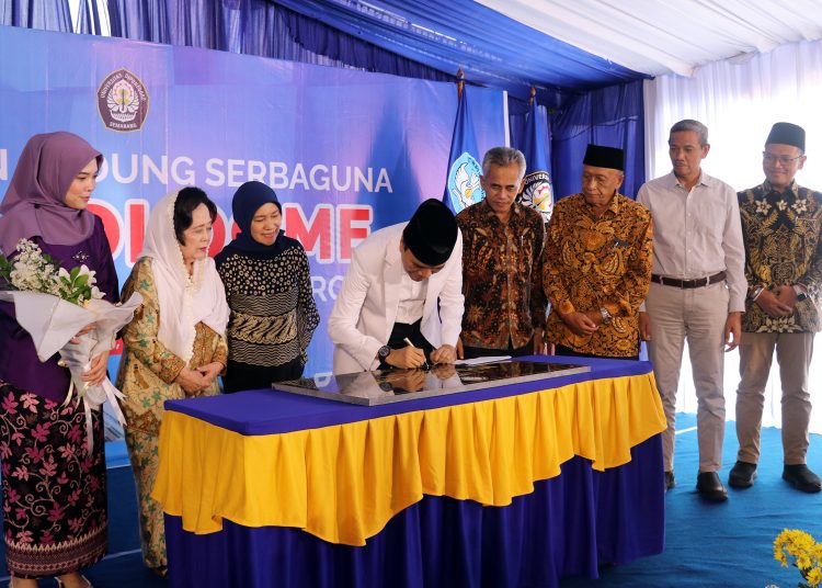 Rektor UNDIP Meresmikan Muladi Dome, Gedung Serba Guna Terbesar di Jawa Tengah