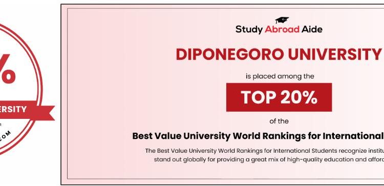 Populer di Kalangan Mahasiswa Asing, UNDIP Raih Peringkat Top 20% Best Value University Ranking for International Students